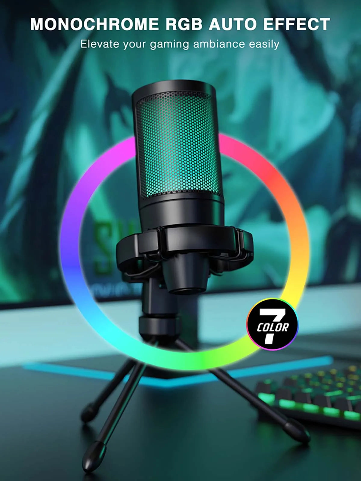 RGB USB Gaming Microphone