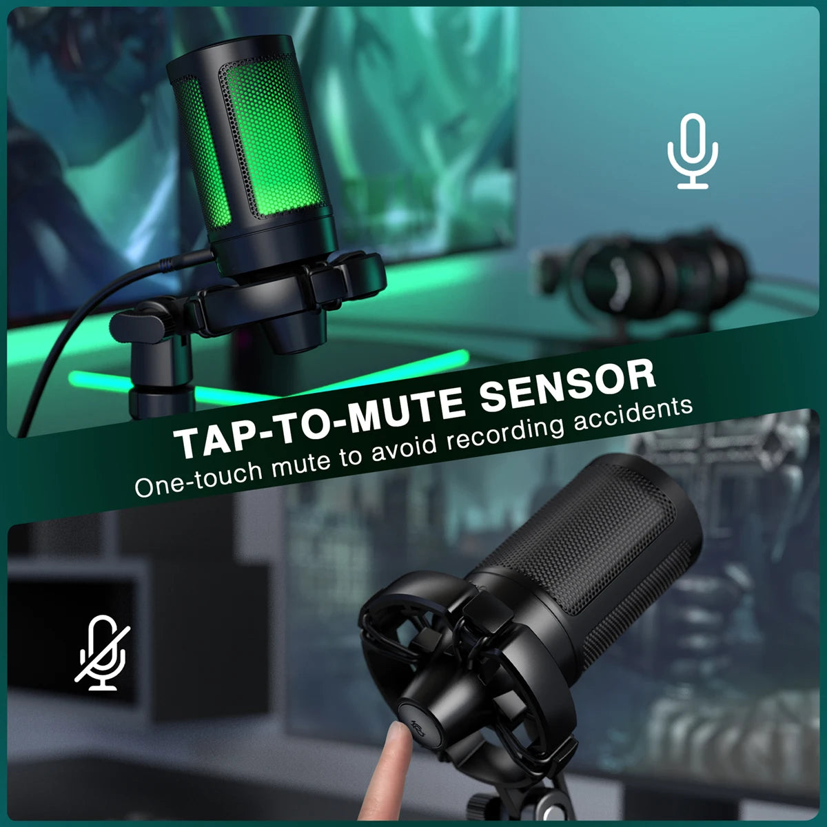RGB USB Gaming Microphone