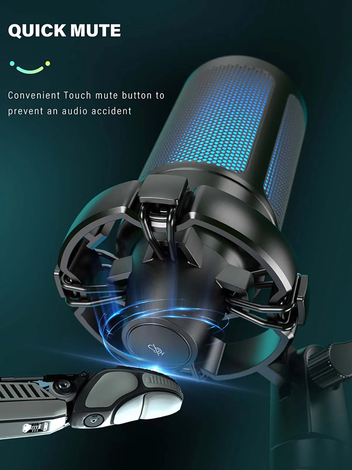 RGB USB Gaming Microphone